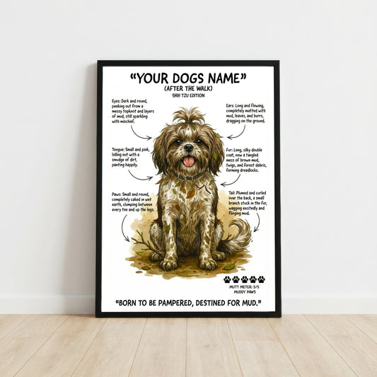Shi Zui - "After The Walk" Personalised Print